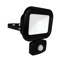 Eterna Slimline 10W Cool White LED Compact Floodlight with PIR Sensor