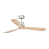 Faro Barcelona Lantau Ceiling Fan with Remote Control - Matt Nickel & Pine
