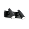 Faro Barcelona Lao 2 Light LED Spotlight Plate - Matt Black