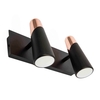 Faro Barcelona Lao LED Twin Reading Light - Black & Copper