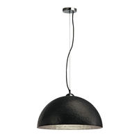 Forchini PD-2 Pendant - Black and Silver