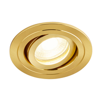 Forum Cali IP65 Tiltable Downlight - Satin Brass
