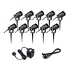 Garden 24V - 3W LED Spotlight Kit - 10 Lights