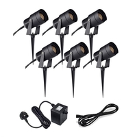 Garden 24V - 6W LED Spotlight Kit - 6 Lights