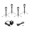 Garden 24V Coach Lantern LED Outdoor Post Light - 4 Lights