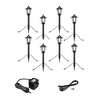 Garden 24V Coach Lantern LED Outdoor Post Light - 8 Lights