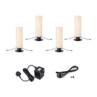 Garden 24V Cylinder 70 LED Outdoor Floor Lamp - 4 Lights