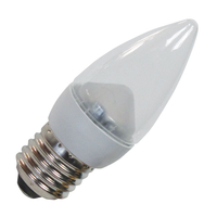 GE 4.5W Dimmable LED Clear Candle Bulb - Screw Cap