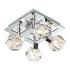 Geo 4 Light Ceiling Spotlight Plate