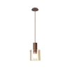 Gianna Ceiling Pendant Light - Mocha,  Polished Chrome