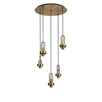 Gideon Ceiling Pendant Lamp Holder - Brass
