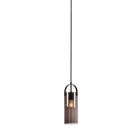 Glori Ceiling Pendant Light with Plug - Black