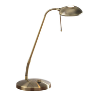 Halo Desk Lamp - Antique Brass