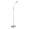 Halo Floor Lamp - Satin Chrome