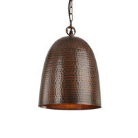 Hammered Metal Pendant - Bell – Antique Bronze