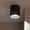 Iluzzia Onuba 30W Warm White LED Single Ceiling Spotlight - Black