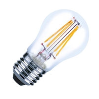 Integral 4W Warm White LED Decorative Filament Golf Ball Bulb - Screw Cap