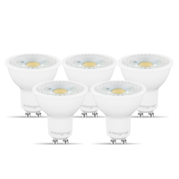 Integral 5W Cool White LED COB GU10 Bulbs - Medium Beam - Pack of 5