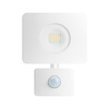 Integral Compact Tough 20W Warm White LED Floodlight with PIR Sensor - White