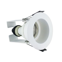 Integral EvoFire Fire Rated Recessed Low Profile Fixed Downlight with Insulation Guard - Matt White