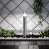 Inti 1.5W Warm White Solar LED Post Light 50cm with Motion Sensor - Stainless Steel