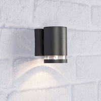 Iris LED Outdoor Wall Light - Dark Grey