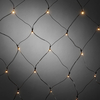 Konstsmide 40 Warm White LED Battery Operated Net Light with Dusk to Dawn Sensor