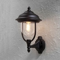 Konstsmide Parma Outdoor Wall Light - Black