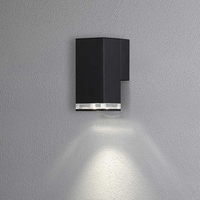 Konstsmide Pollux Outdoor Wall Light - Black