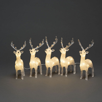 Konstsmide Reindeer LED String Lights - 5 Lights