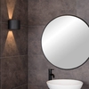 Lucide Axi Curve Bathroom LED Up & Down Wall Light - Black