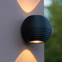 Lucide Ayo LED Outdoor Up & Down Wall Light - Black