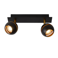 Lucide Binari 2 Light LED Spotlight Plate - Black