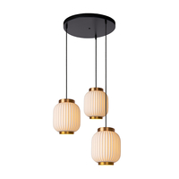Lucide Gosse Porcelain 3 Light Cascade Ceiling Pendant - White