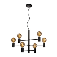 Lucide Leanne 6 Arm Ceiling Pendant Light - Black