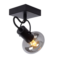 Lucide Madee Glass Single Spotlight - Black