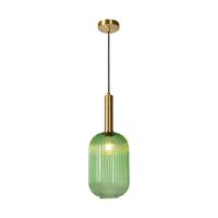 Lucide Maloto 20 Glass Ceiling Pendant Light - Green