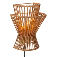 Lucide Tasman Flush Light with Plug - Natural