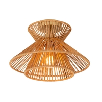 Lucide Tasman Large Flush Light - Natural