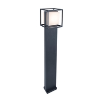 Lutec Cruz LED Outdoor Bollard Light - Dark Grey