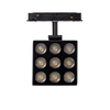 Magnetic Track 20mm 20W Cool White LED Square Spotlight CRI90 - Black