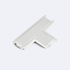 Magnetic Track 25mm Surface T Horizontal Connector - White