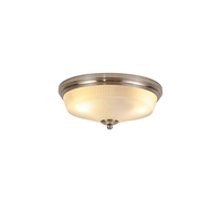 Magnolia 2 Light Flush Ceiling Light - Satin Nickel with Frosted Glass