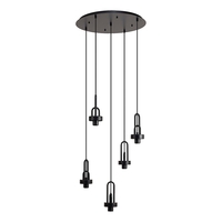 Marcus Ceiling Pendant Lamp Holder - Matt Black