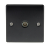 Matt Black Low Profile Co-Axial Socket