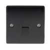 Matt Black Low Profile Telephone Master Socket