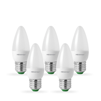 Megaman 3.5W Warm White LED Candle Bulb - Screw Cap - Pack of 5