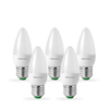 Megaman 5.5W Warm White LED Candle Bulb - Screw Cap - Pack of 5