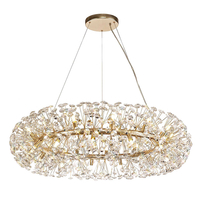 Monte Carlo 26 Light Ceiling Pendant in French Gold Finish