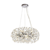 Monte Carlo Crystal Ceiling Pendant Light - Polished Chrome
